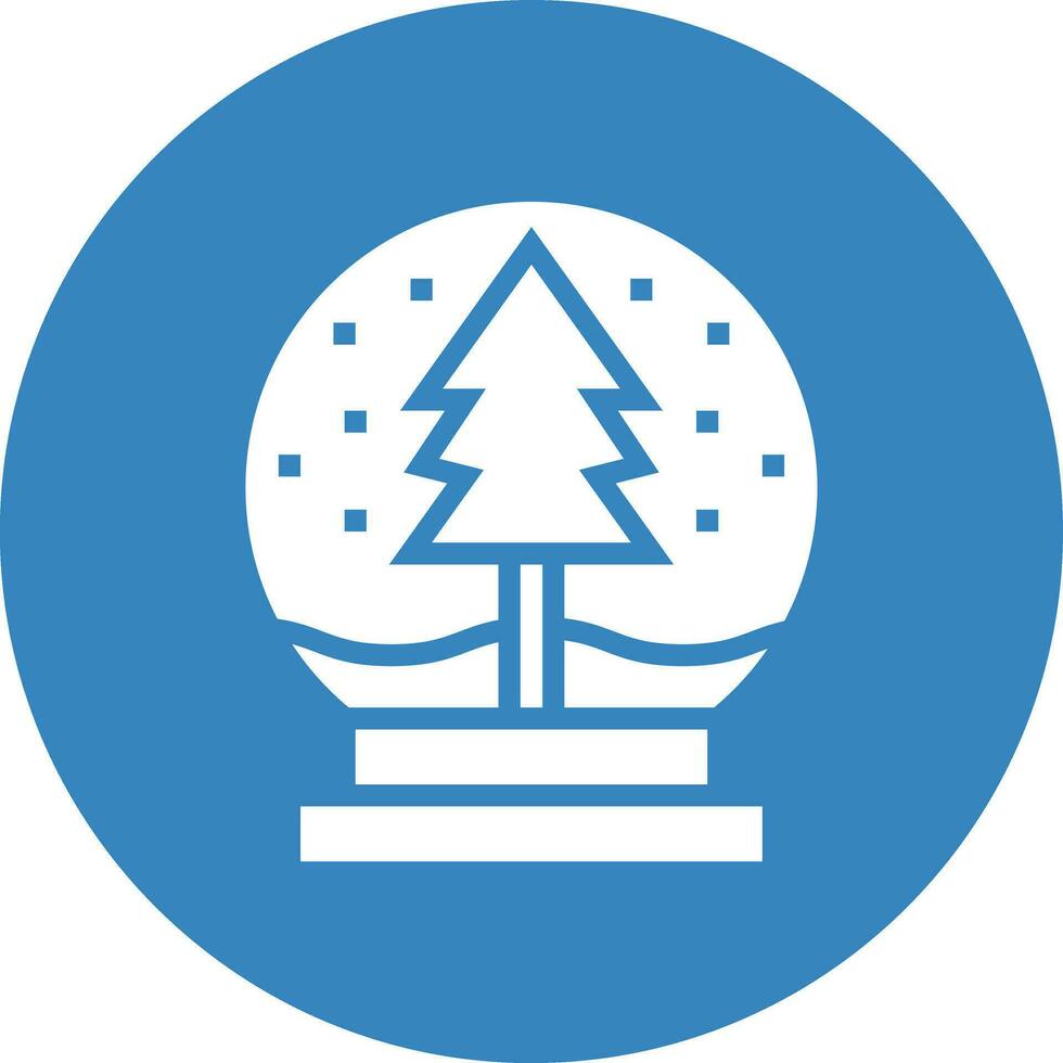 Snow globe Vector Icon Design Illustration