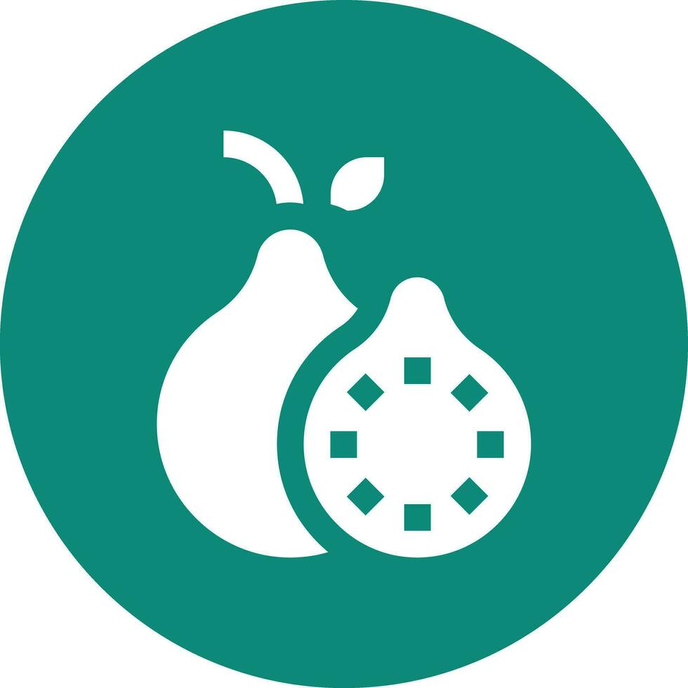 Guava Vector Icon Design Illustration