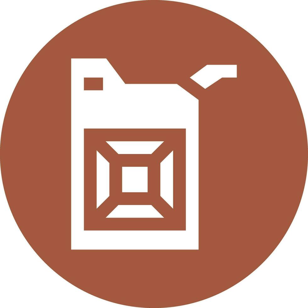 Kerosene Can Vector Icon Design Illustration