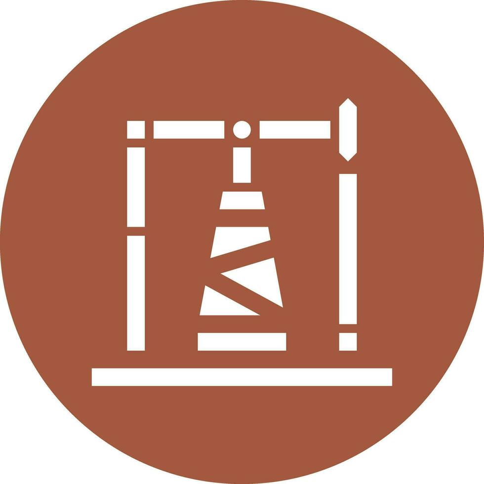 Oil Pump Vector Icon Design Illustration
