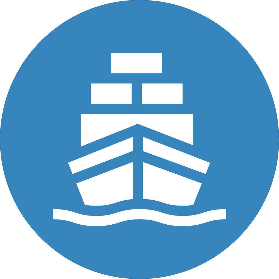 Loading Boat Vector Icon Design Illustration