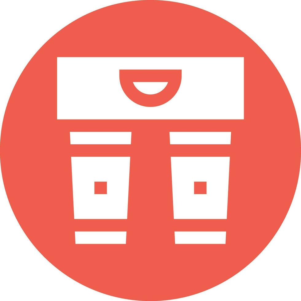 Cup Carrier Vector Icon Design Illustration