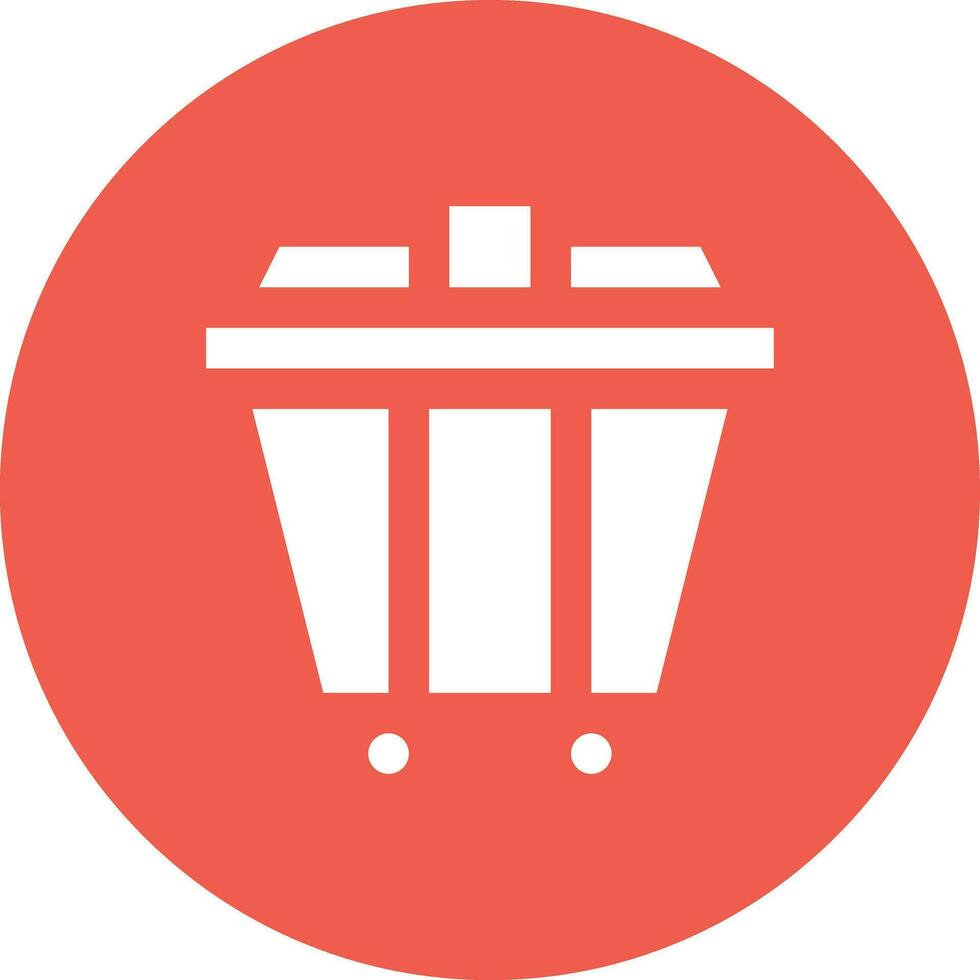 Dumpster Vector Icon Design Illustration