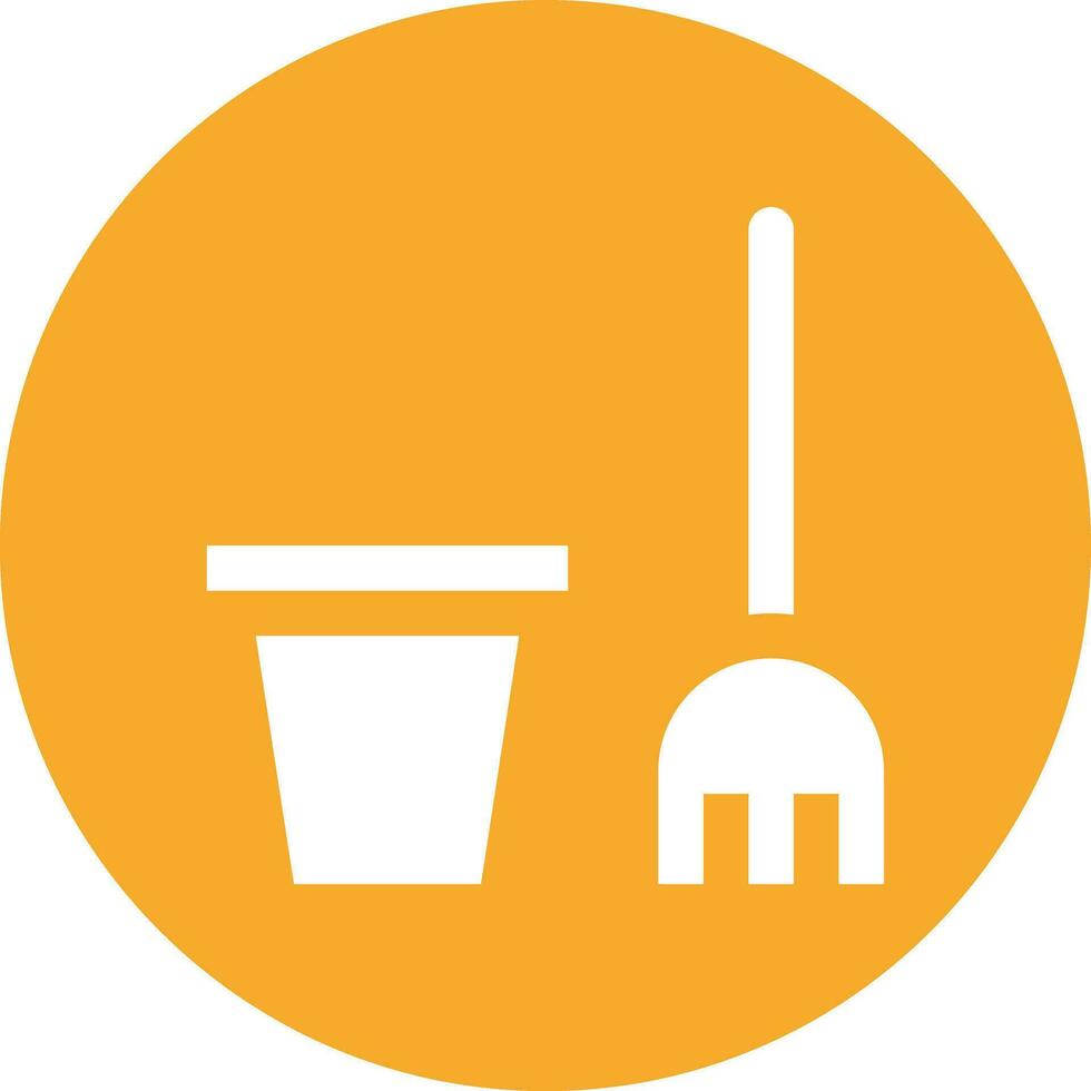 Mop Vector Icon Design Illustration