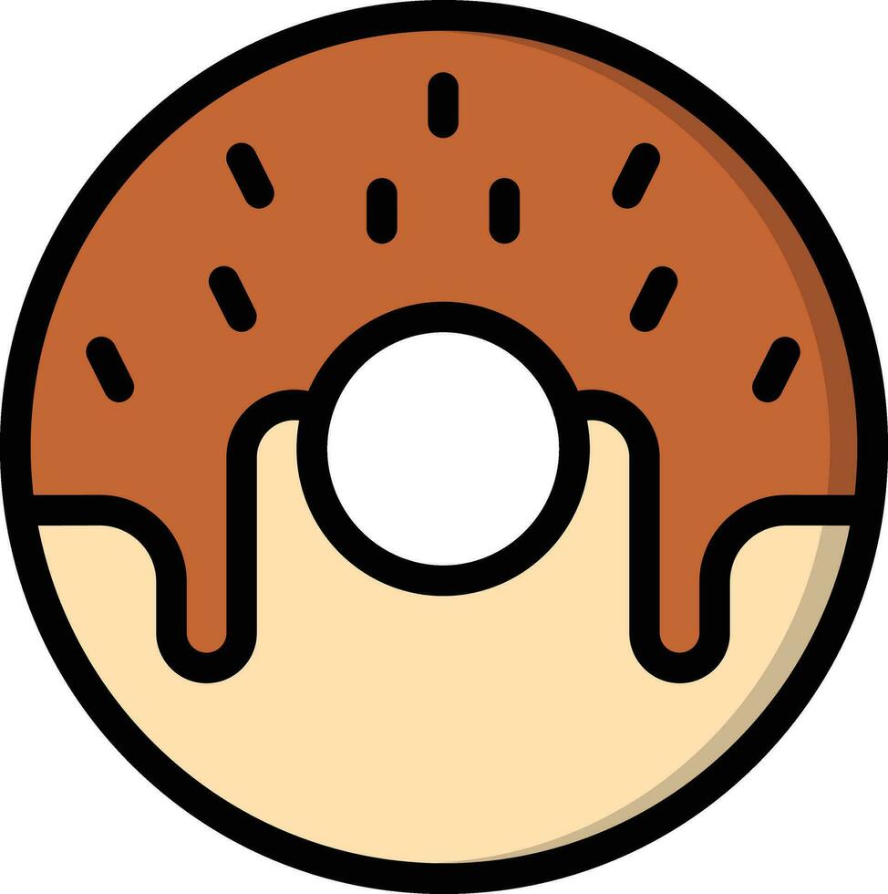 Doughnut Vector Icon Design Illustration