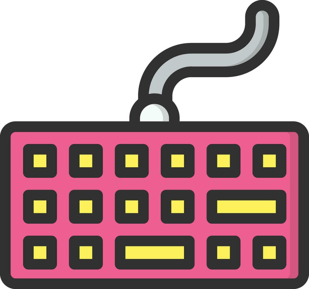 Keyboard Vector Icon Design Illustration
