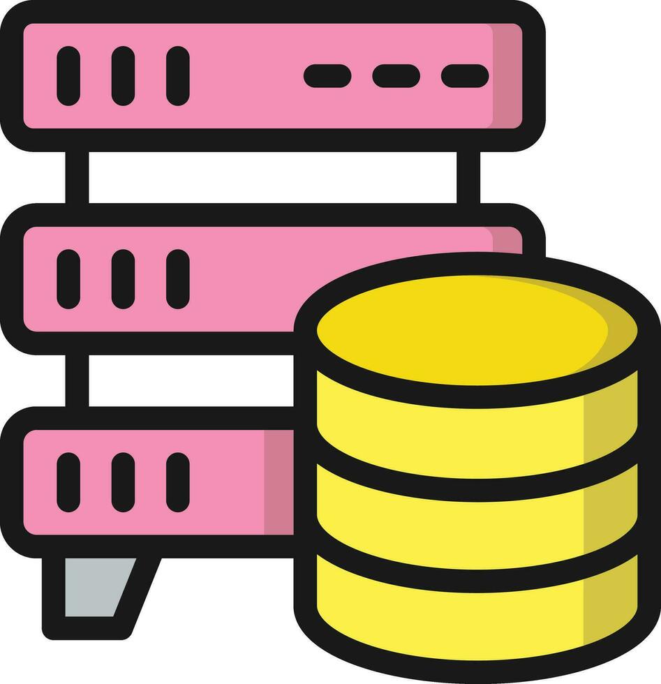 Database Storage Vector Icon Design Illustration 33870268 Vector Art at ...