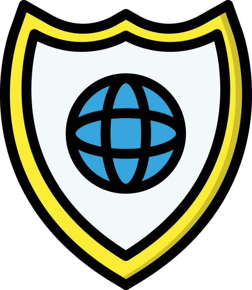 Shield Vector Icon Design Illustration