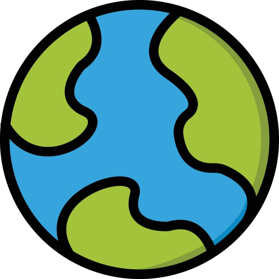 ilustración de diseño de icono de vector global