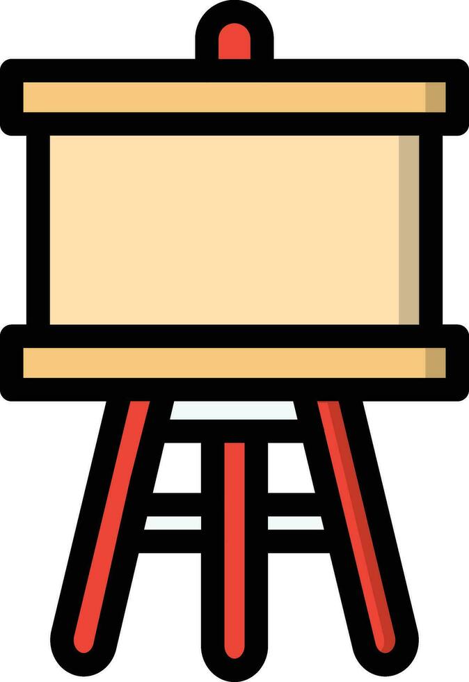 Easel Vector Icon Design Illustration