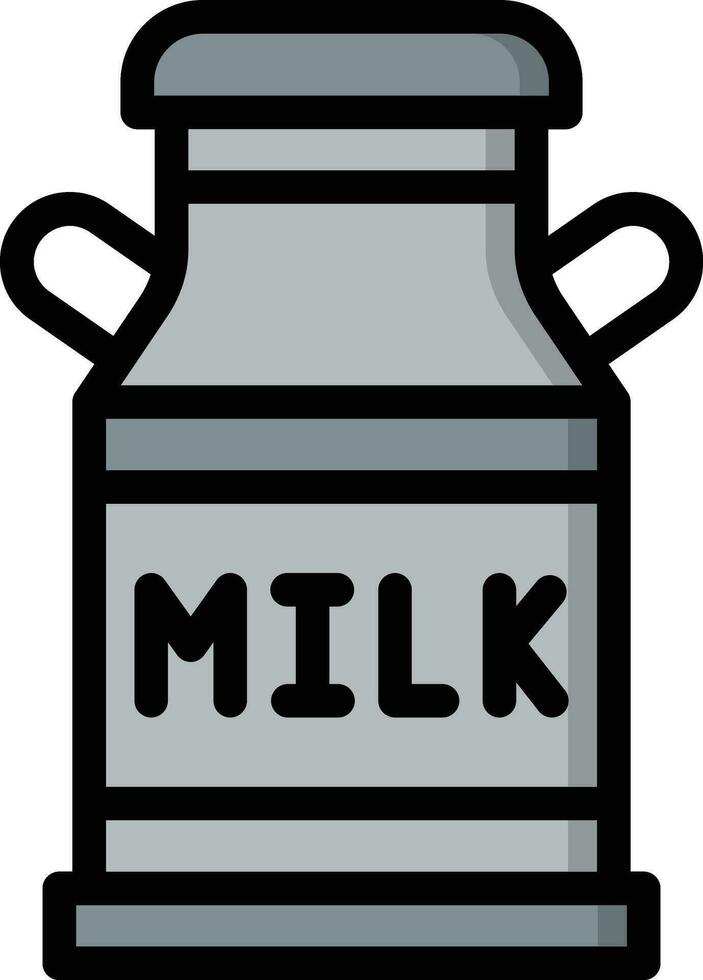 Milk Tank Vector Icon Design Illustration