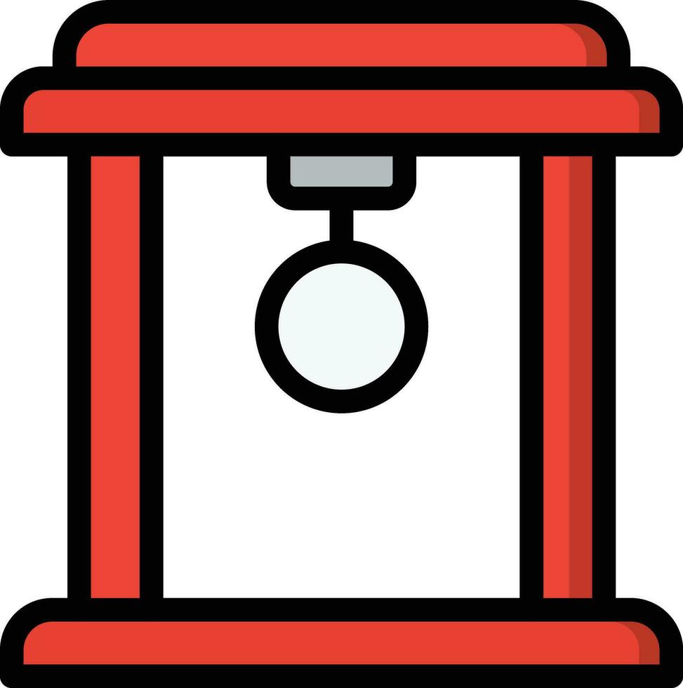 Torii Gate Vector Icon Design Illustration