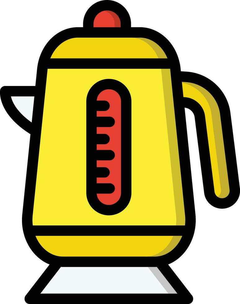 Electric Kettle Vector Icon Design Illustration