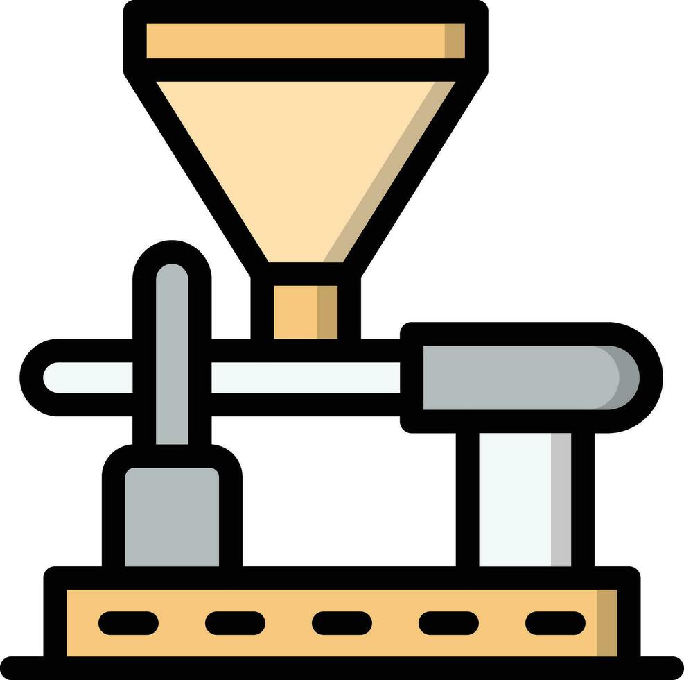 Coffee Mill Vector Icon Design Illustration