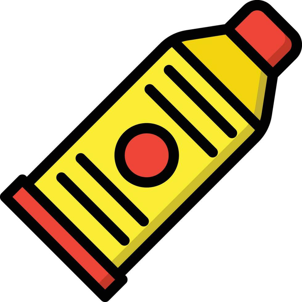Paint Tube Vector Icon Design Illustration