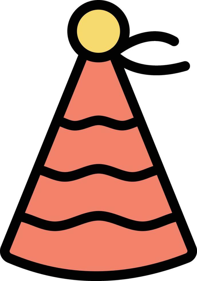 Party hat Vector Icon Design Illustration