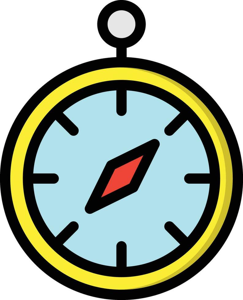 Chronometer Vector Icon Design Illustration