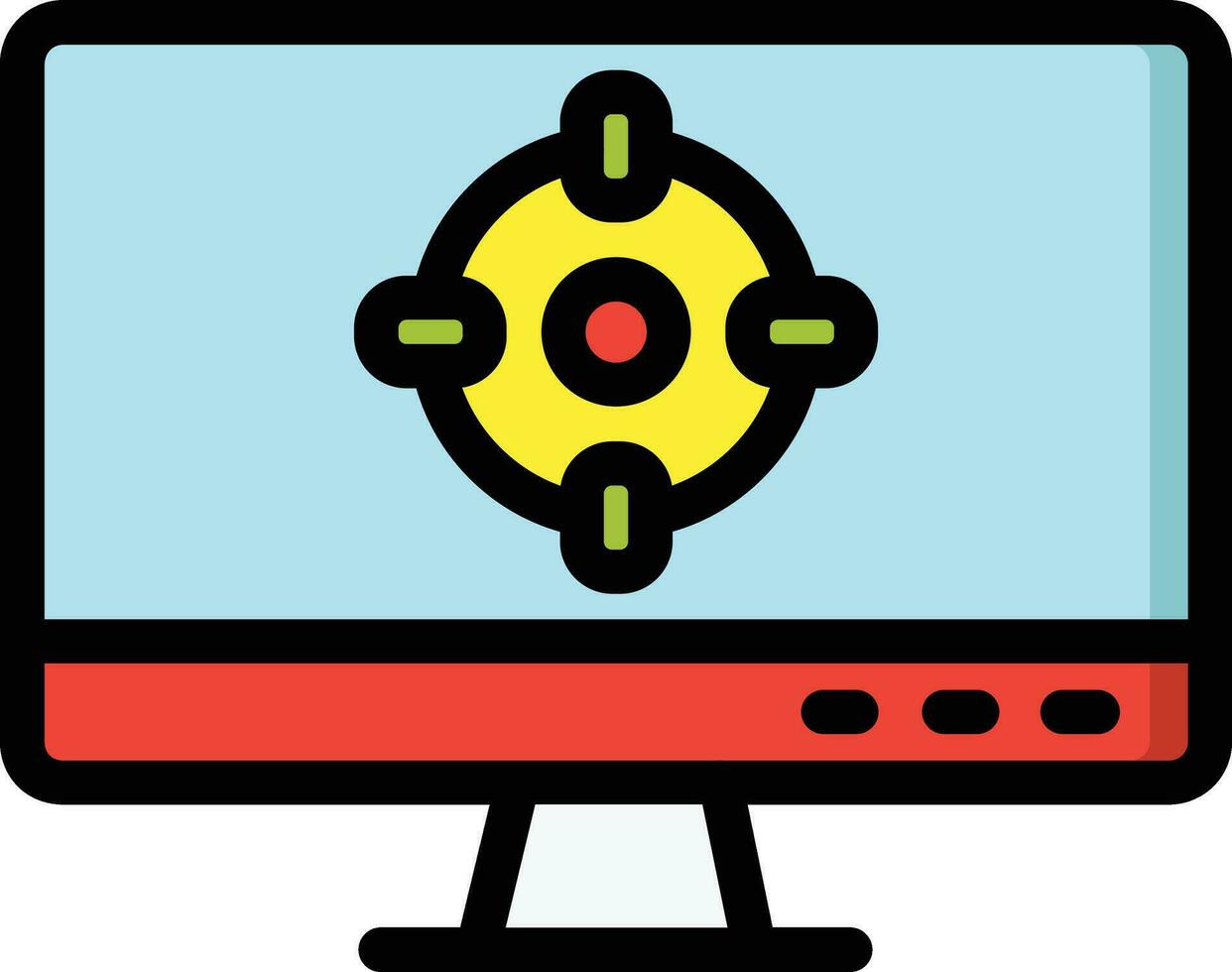 Focus Vector Icon Design Illustration