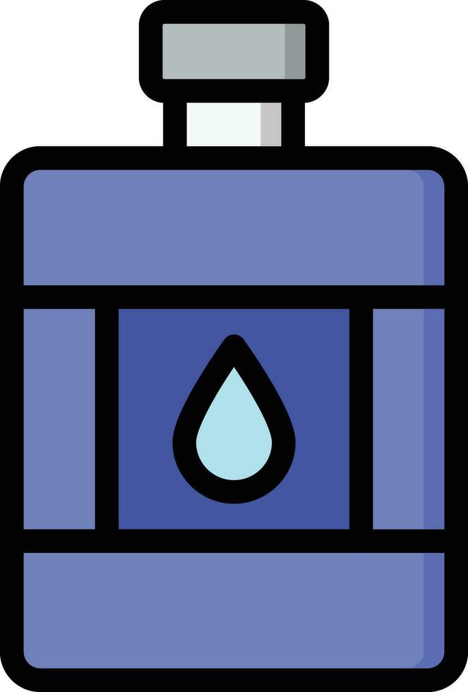 Hip Flask Vector Icon Design Illustration