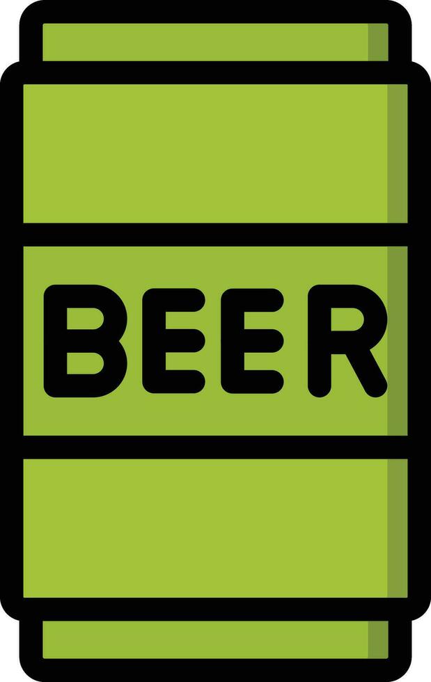 Beer Can Vector Icon Design Illustration