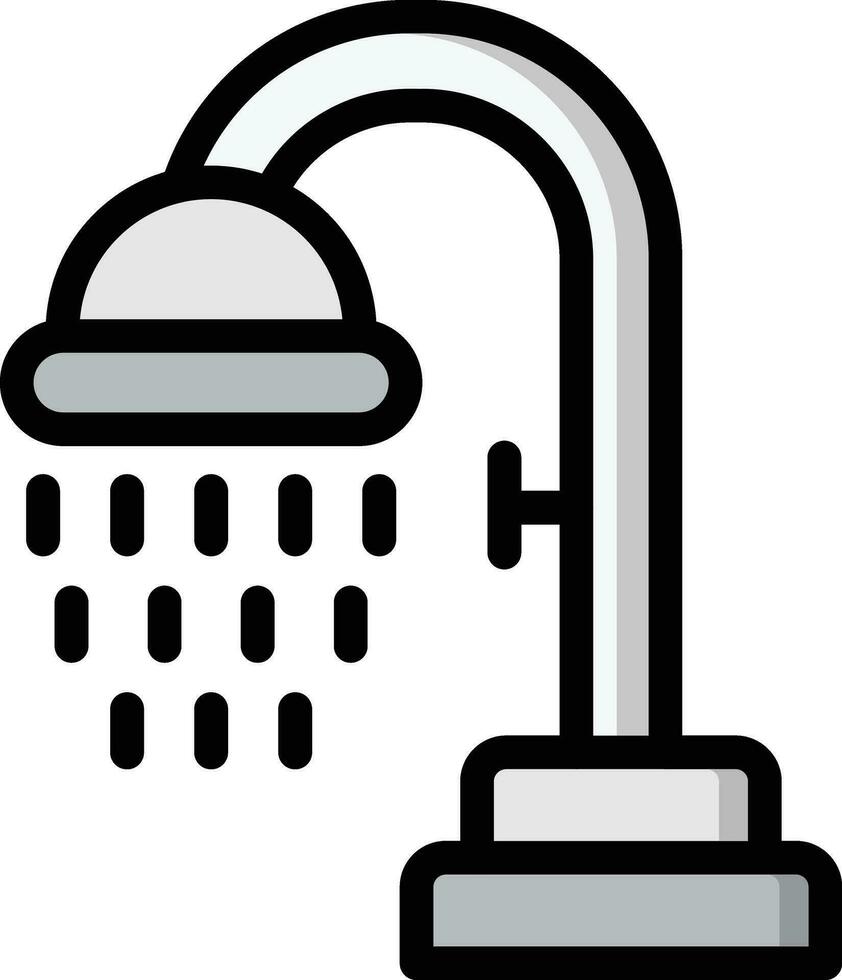 Shower Vector Icon Design Illustration