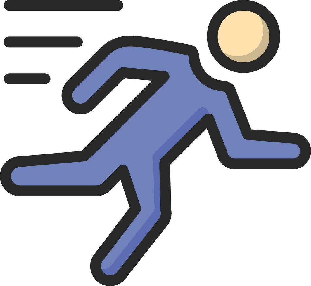 Sport run Vector Icon Design Illustration