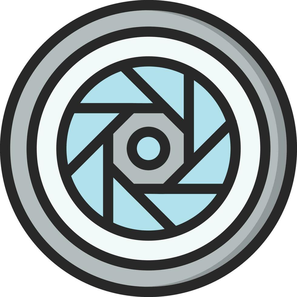 Diafragma Vector Icon Design Illustration