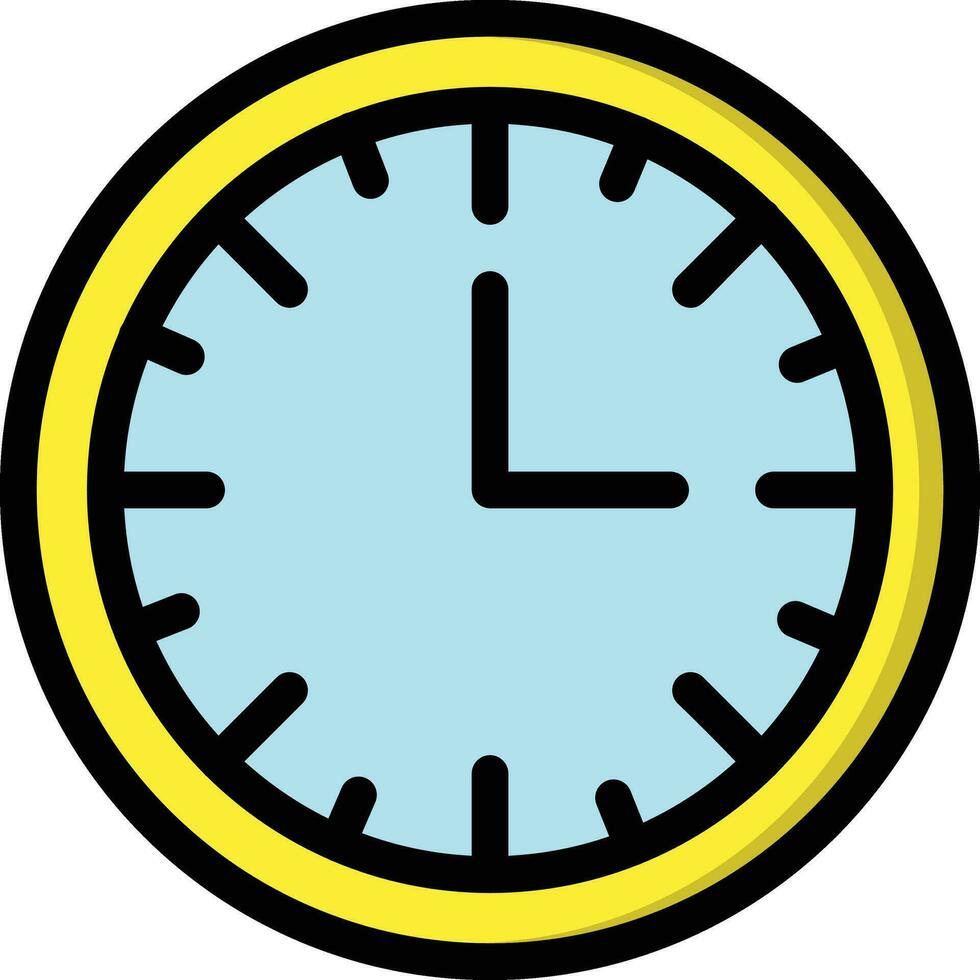 ilustración de diseño de icono de vector de reloj