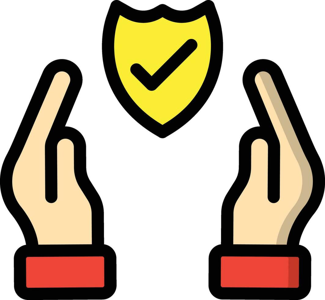 Protection Vector Icon Design Illustration
