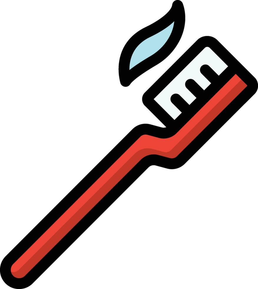 Tooth Brush Vector Icon Design Illustration