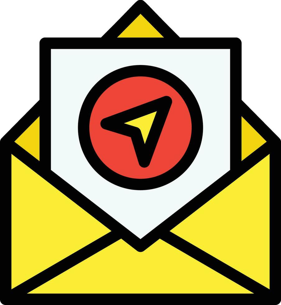 Send Mail Vector Icon Design Illustration