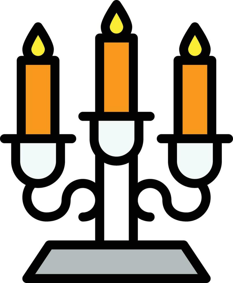 candelero vector icono diseño ilustración