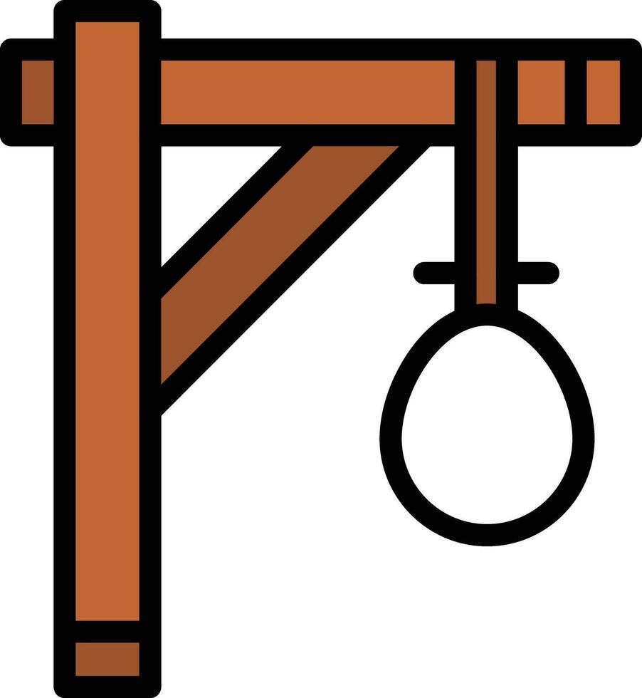 Gallows Vector Icon Design Illustration