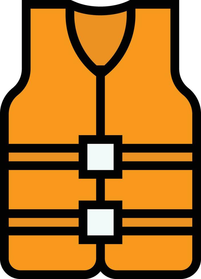 Life jacket Vector Icon Design Illustration