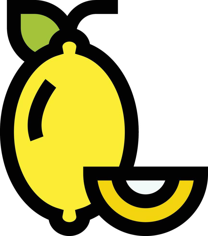 Lemon Vector Icon Design Illustration