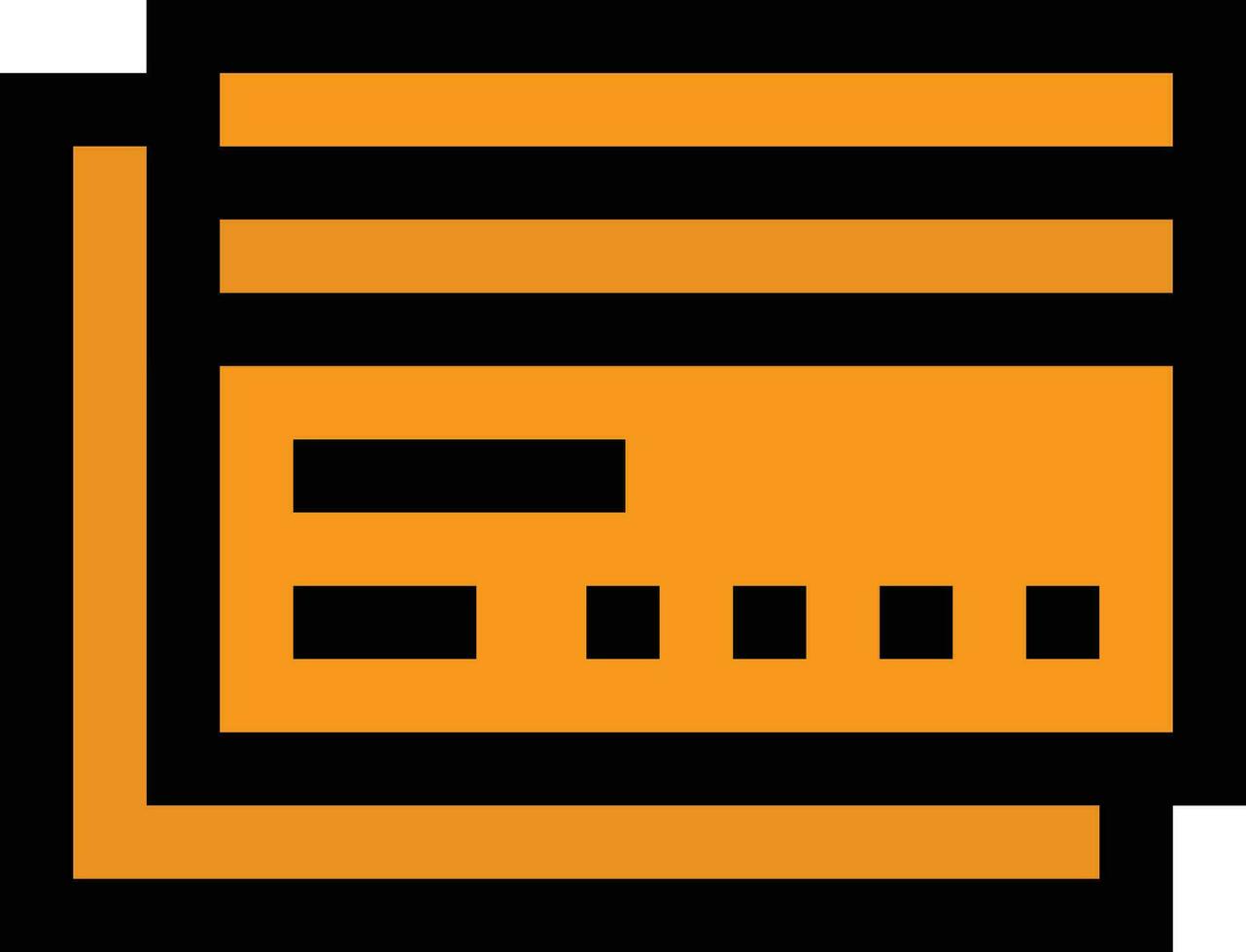 Credit Card Vector Icon Design Illustration