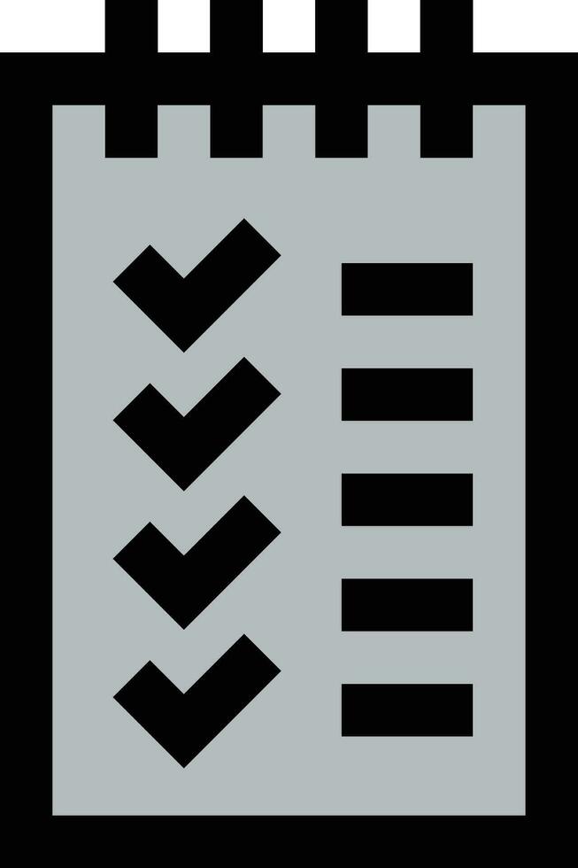 Todo List Vector Icon Design Illustration