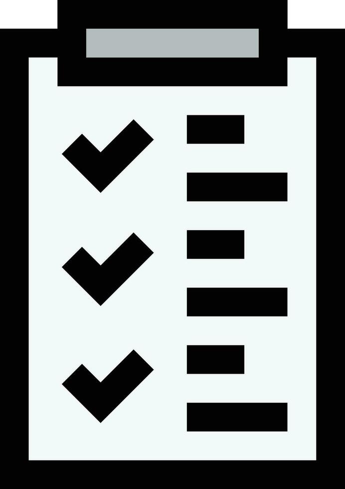 Checklist Vector Icon Design Illustration
