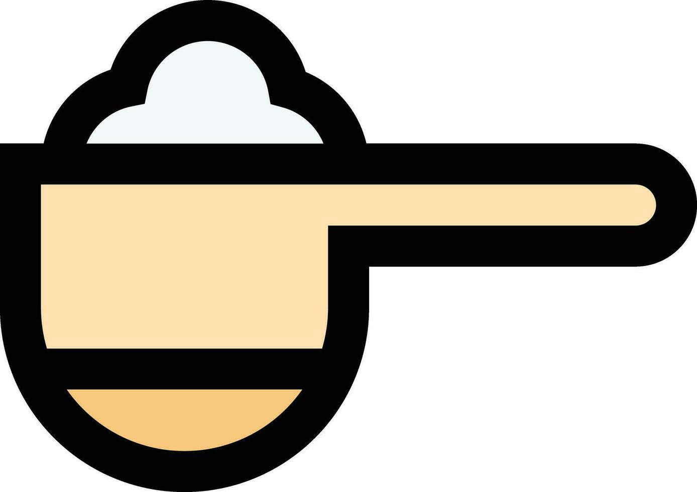 Scoop Vector Icon Design Illustration