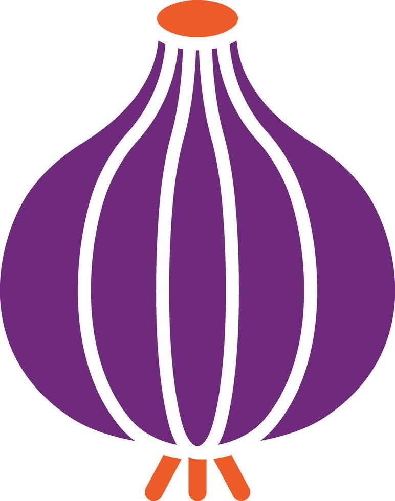 Onion Vector Icon Design Illustration