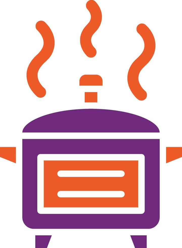 Hot kitchen pot Vector Icon Design Illustration