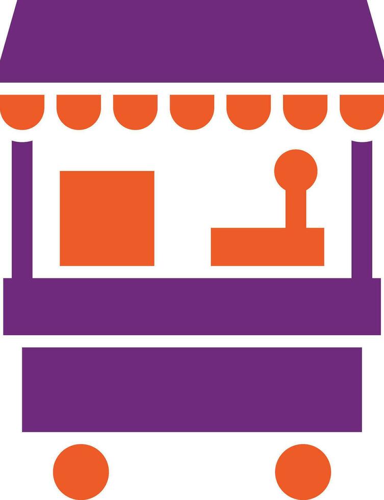 Stall Vector Icon Design Illustration