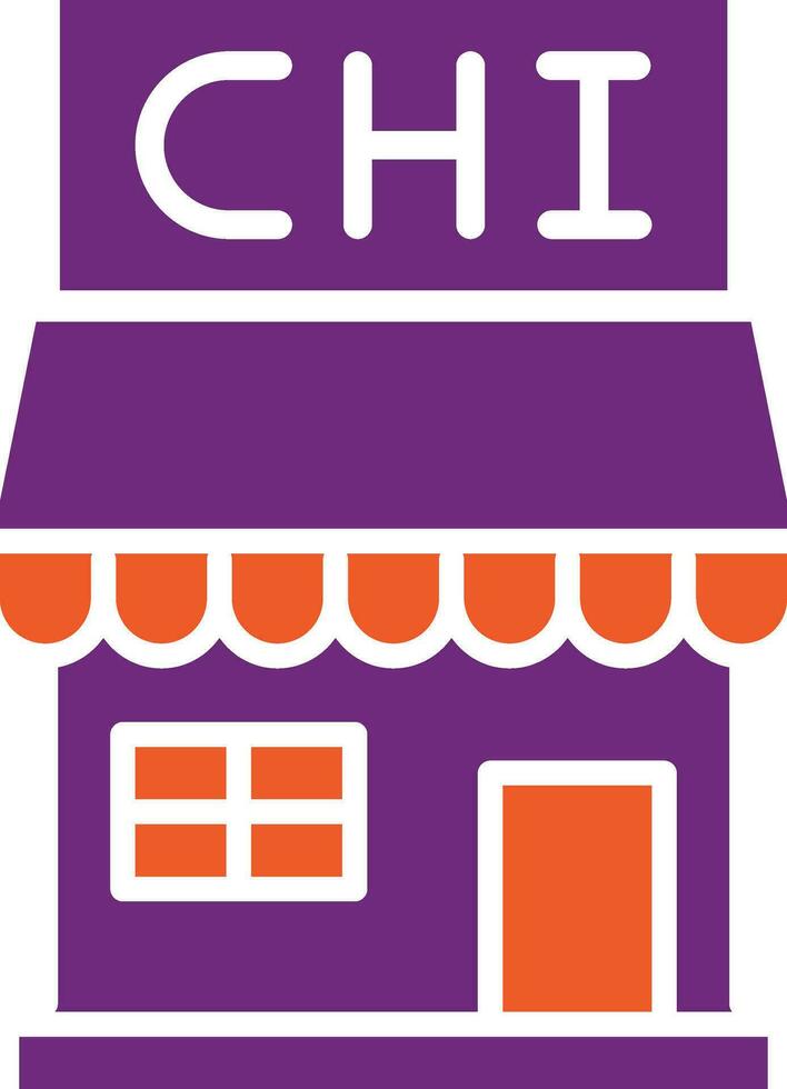 Chicken shop Vector Icon Design Illustration