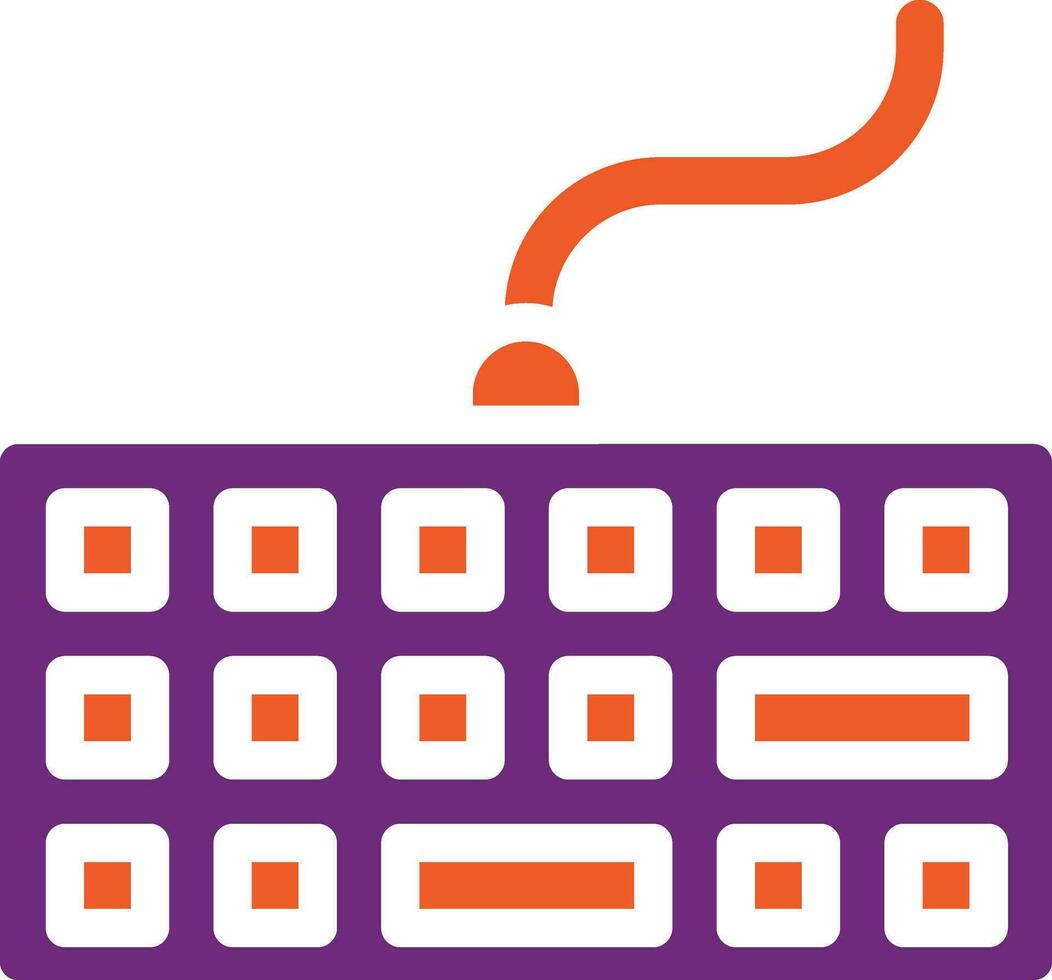 Keyboard Vector Icon Design Illustration