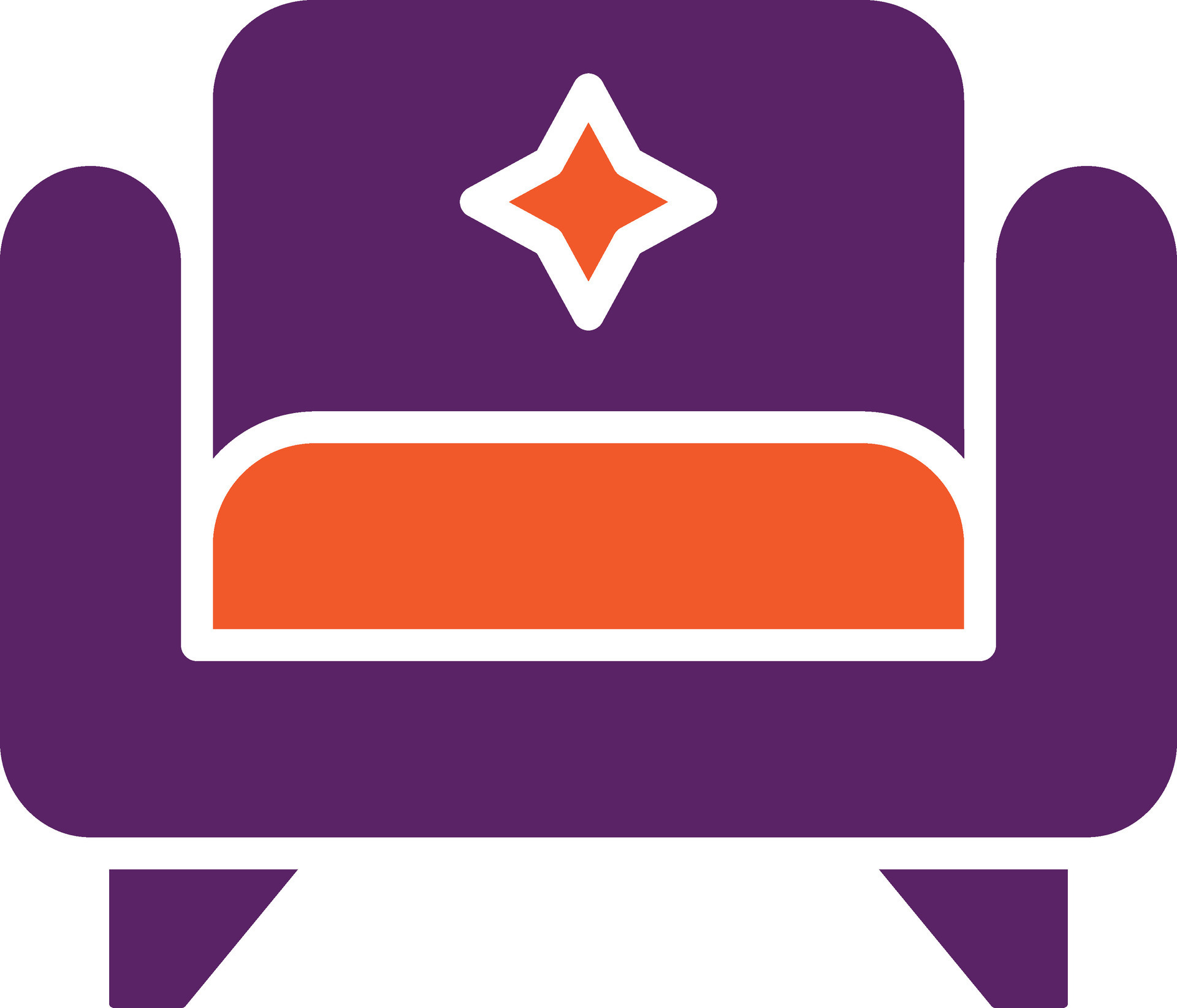 Armchair Vector Icon Design Illustration 33872262 Vector Art at Vecteezy