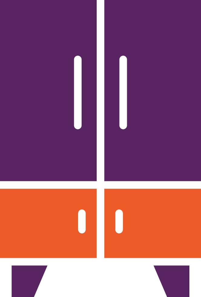 Cupboard Vector Icon Design Illustration
