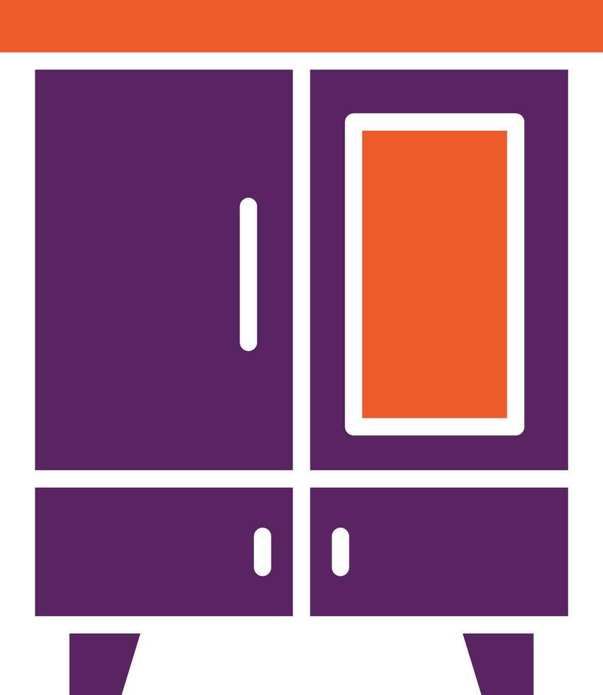 Wardrobe Vector Icon Design Illustration