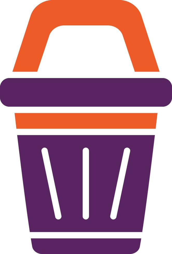 Bin Vector Icon Design Illustration
