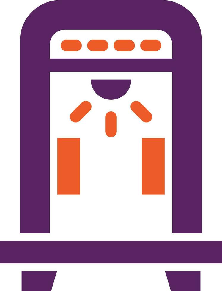 Metal Detector Vector Icon Design Illustration