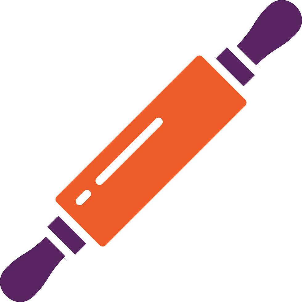 Rolling Pin Vector Icon Design Illustration
